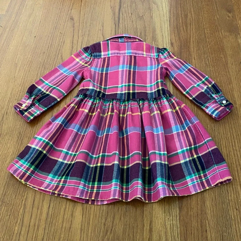 Ralph Lauren Plaid Twill Shirtdress